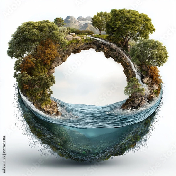 Obraz tree on the water