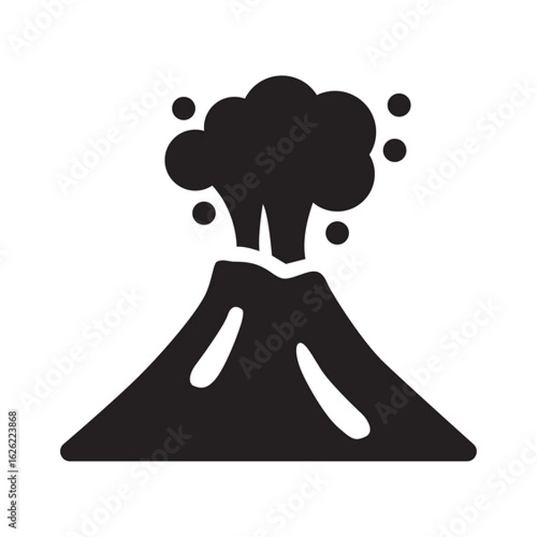 Obraz volcano icon 