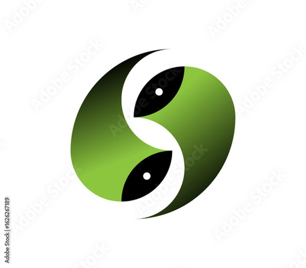 Fototapeta yin yang logo