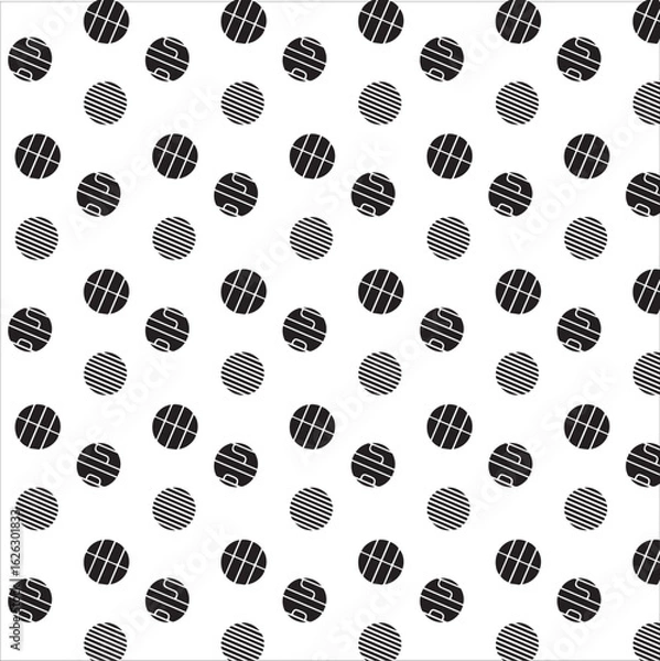 Obraz Creative new style seamless pattern with shapes