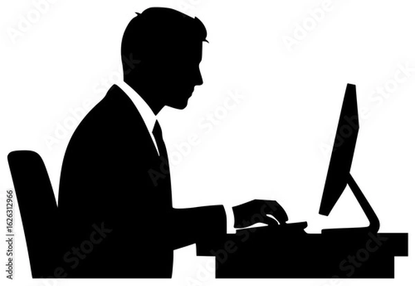 Fototapeta Teacher standing in front of classroom and writing on blackboard helping student giving presentation reading book grading papers leading discussion using computer speaking with parent planning lesson