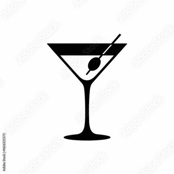 Obraz  martini glass icon