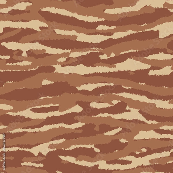 Obraz Seamless Camouflage Pattern 1 – 4K Desert - Tiger