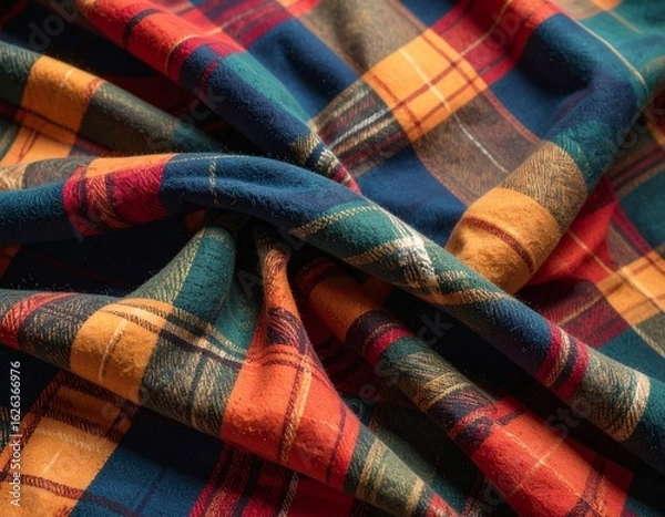 Obraz Flannel Shirt Texture