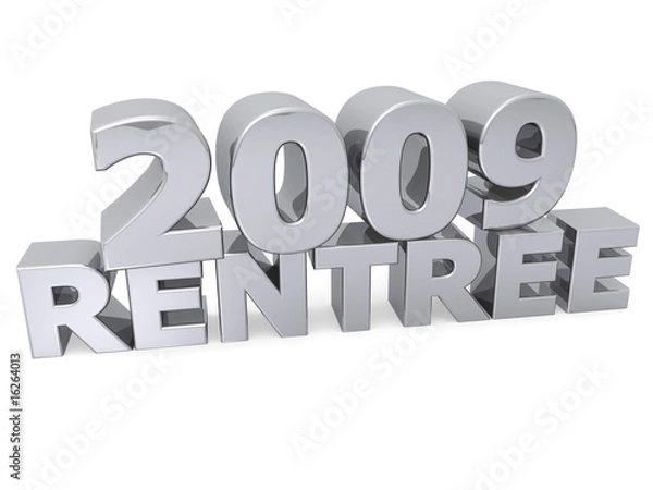 Fototapeta rentrée 2009 3D