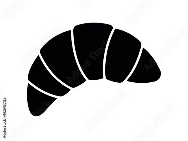 Obraz croissant vector illustration