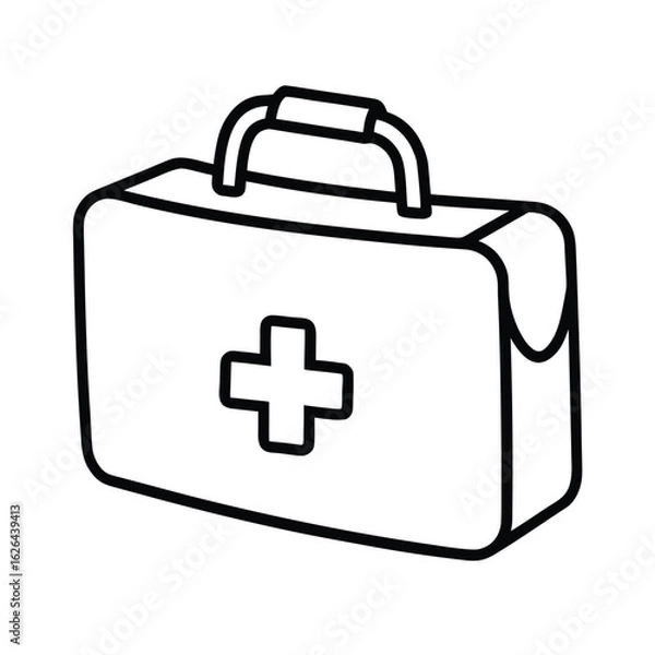 Obraz first aid kit clipart