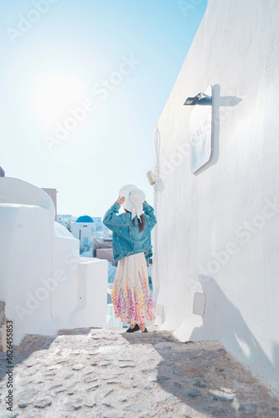 Fototapeta サントリーニの美しい風景