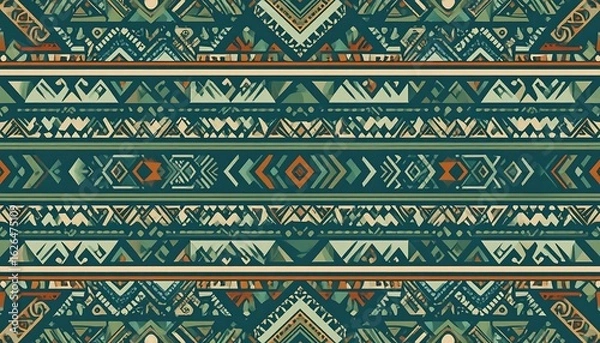 Fototapeta Geometric repeating pattern