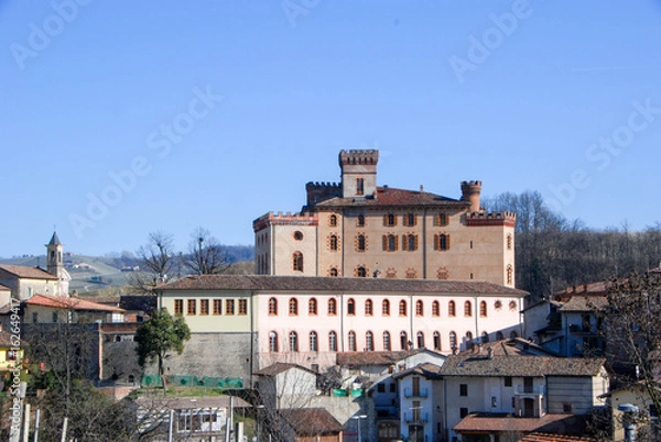 Obraz Castle "Falletti" of Barolo, Cuneo - Piedmont