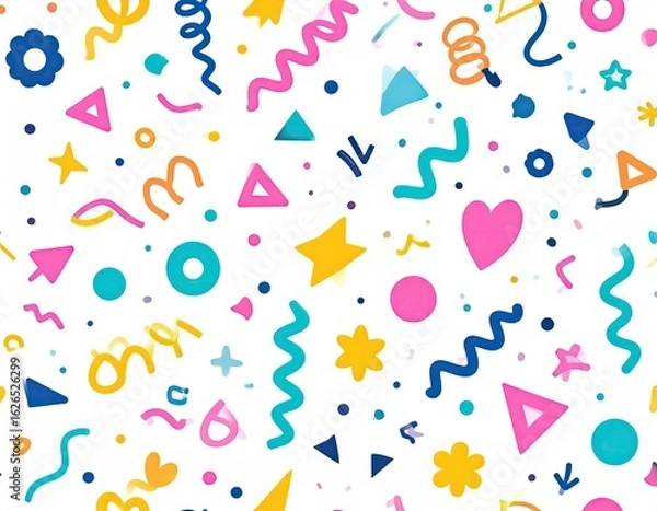 Obraz Colorful confetti vector
4