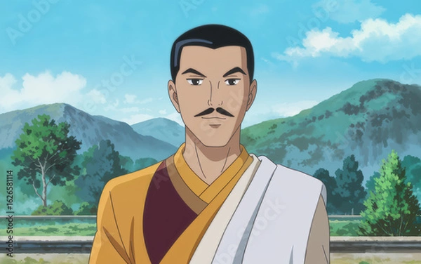 Obraz Moine tibétain