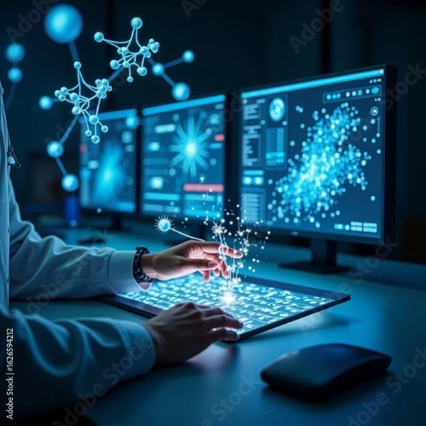 Obraz Interactive technology development hub with motion controls