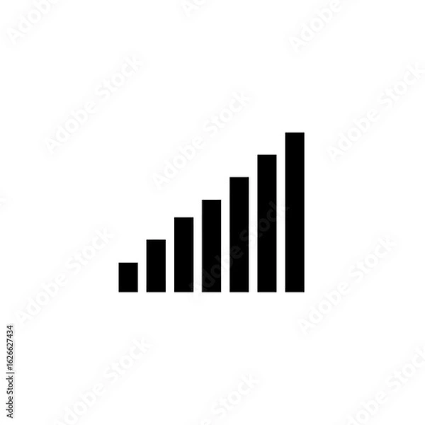 Fototapeta business graph on white background
