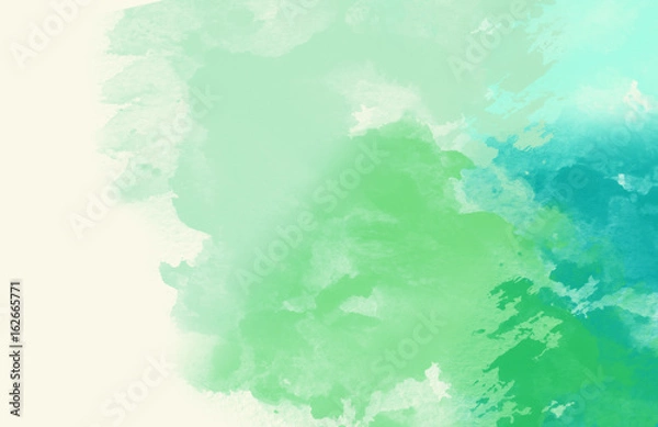 Fototapeta Abstract water color ,soft background jade tone