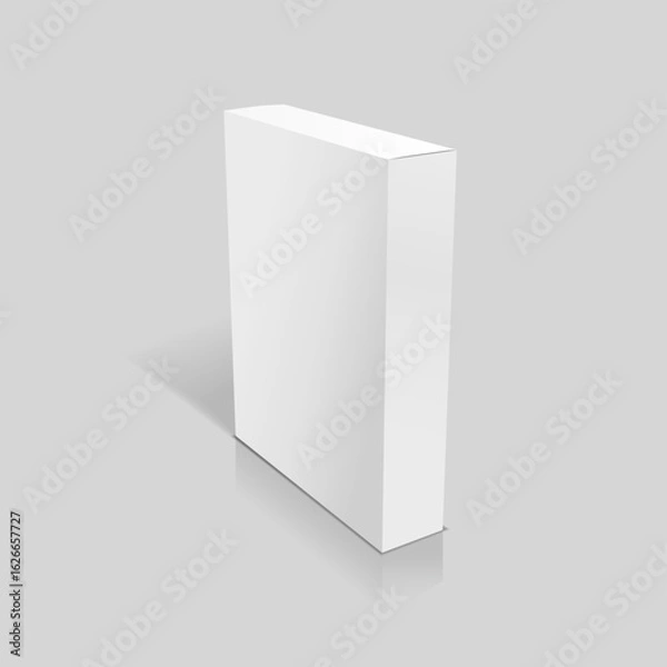 Fototapeta white box package