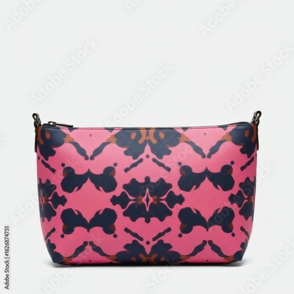 Obraz pink handbag isolated on white