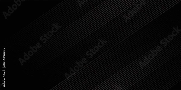 Fototapeta Black abstract background. Elegant dark diagonal shape elements.modern vector