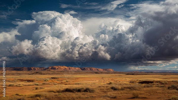 Obraz clouds over the mountains