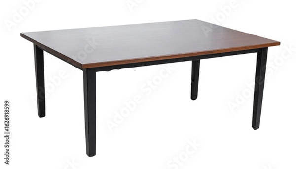 Fototapeta Table PNG, Wooden Furniture Isolated, Transparent Background, Home, Office, and Interior Design Illustration