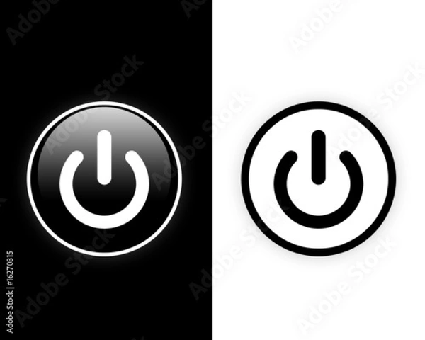 Fototapeta Power buttons