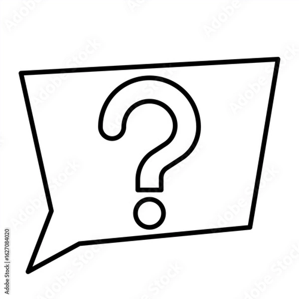 Fototapeta Outline metaphor icon showing emotional tension, mental pressure, and learning struggle related to school stress and student burnout