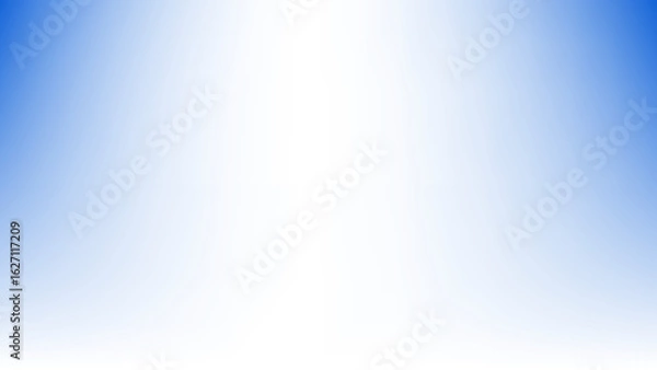 Obraz Abstract light blue and white gradient background with smooth and bright effect isolated on transparent background