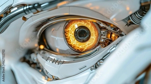 Obraz Robotic Eye: Advanced Mechanics