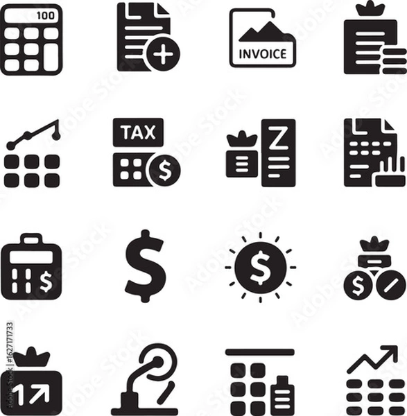 Obraz Abstract geometric shape with vibrant color accents and a distinctive silhouette