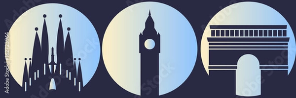 Fototapeta World attractions