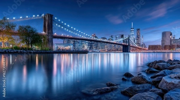 Obraz Cityscape at twilight (1)
