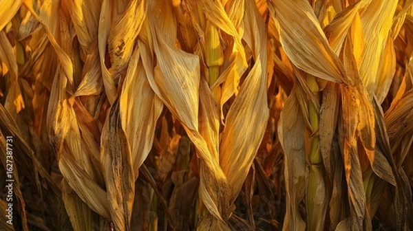 Fototapeta Closeup of a corn ready for harvest