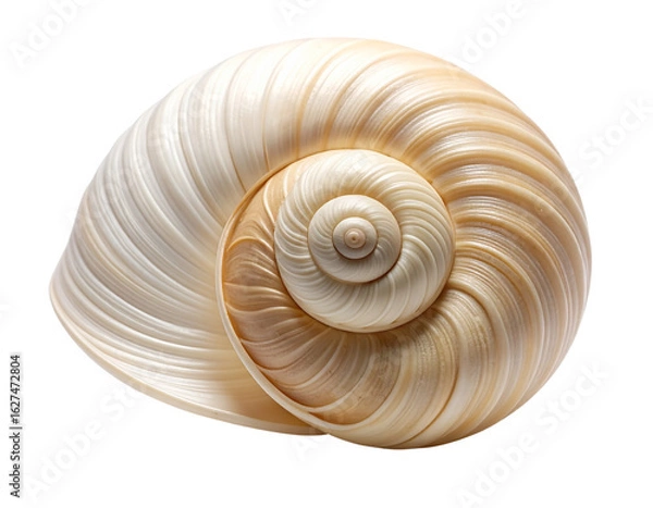 Obraz snail shell isolated on white background
