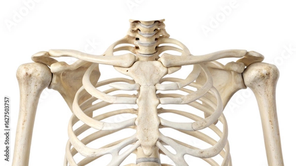 Obraz Human Torso Skeleton Anatomy Close Up human skeleton
