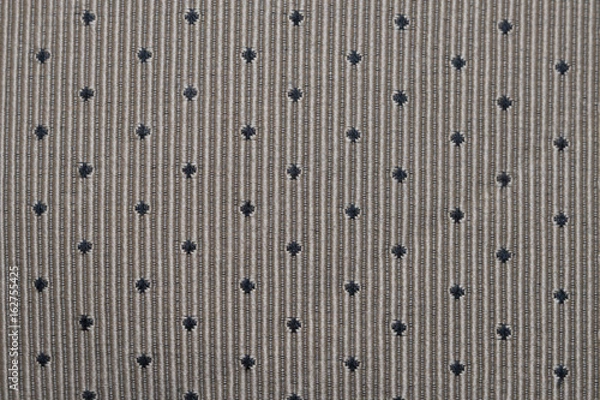 Fototapeta Closeup of vintage fabric texture. Fabric pattern design or upholstery abstract background