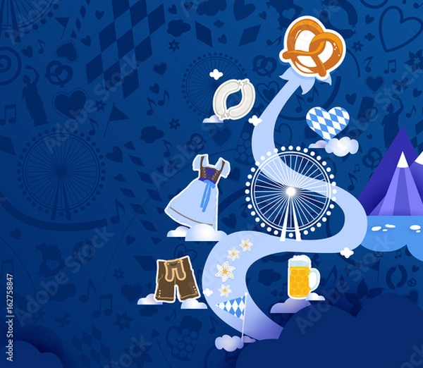 Obraz Oktoberfest vector