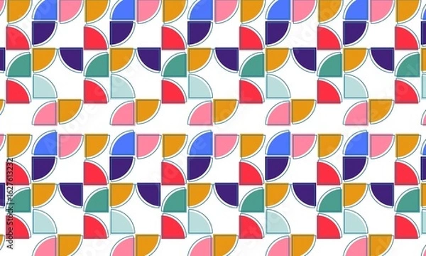 Obraz seamless geometric pattern