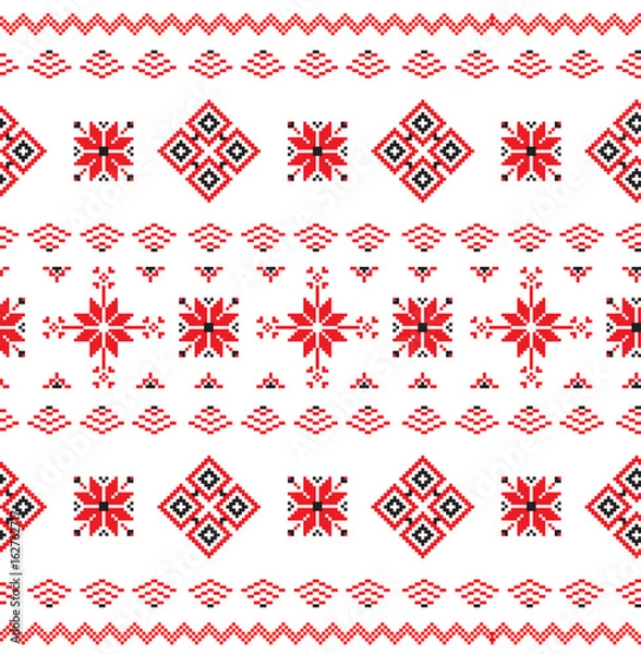 Fototapeta seamless pattern in Belarusian style