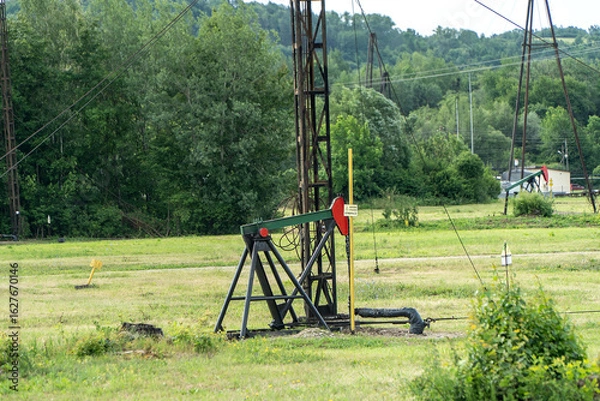 Fototapeta Kiwon - pompa pompująca ropę 