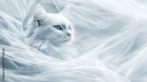 Obraz Dreamy White Cat

