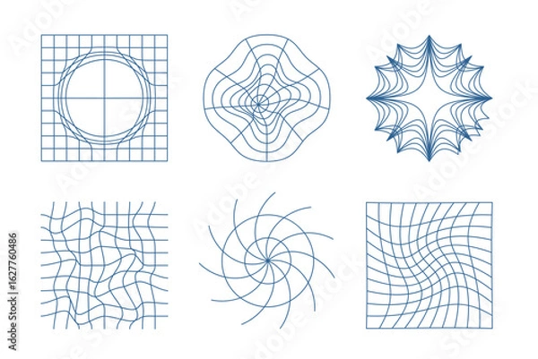 Obraz Geometric Abstract Line and Shape Elements