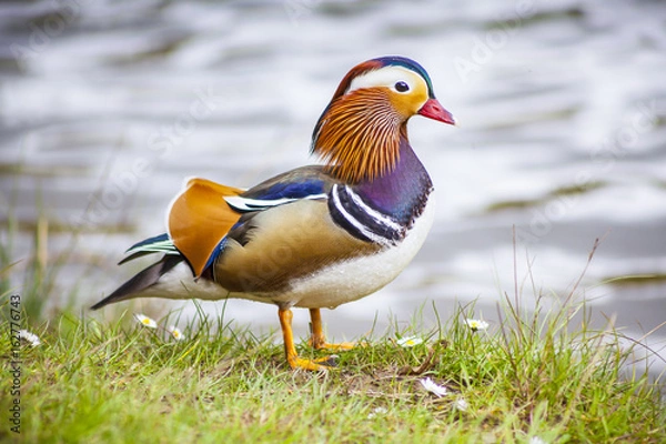 Fototapeta kaczka po mandaryńsku