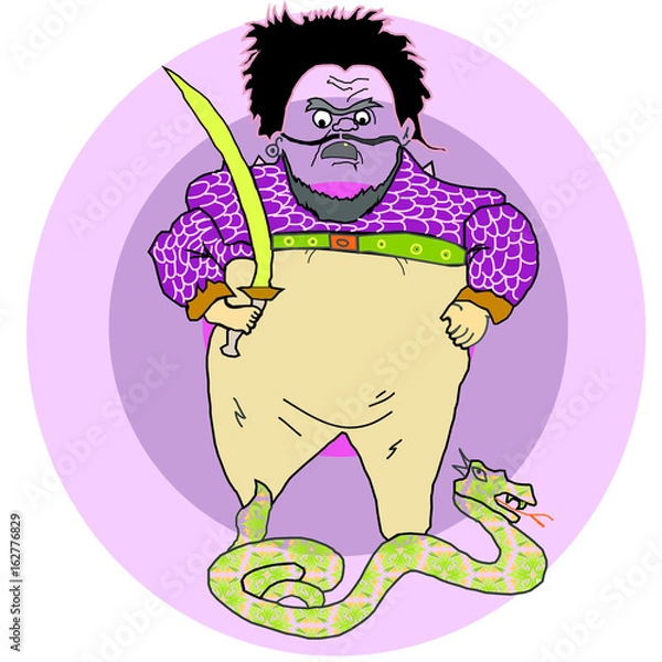 Obraz Colorful pirate