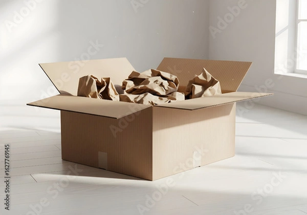 Obraz Open Cardboard Box