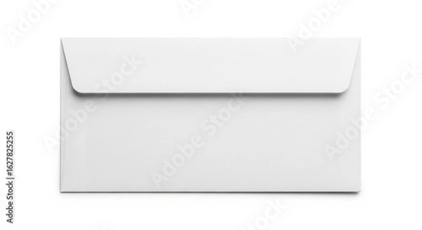 Obraz white envelope isolated on white