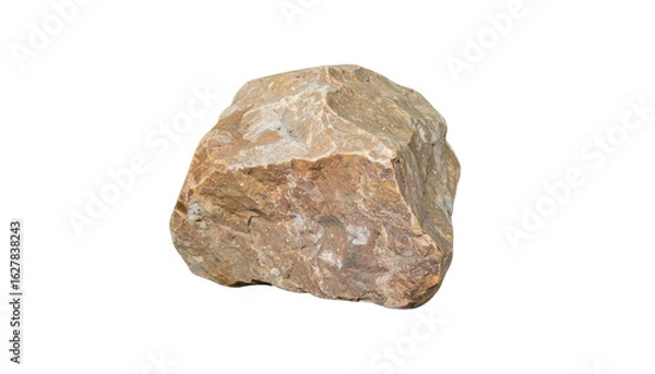 Fototapeta tan rock isolated on transparent background