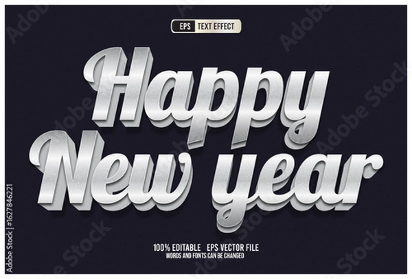 Obraz TEXT EFFECT HAPPY NEW YEAR