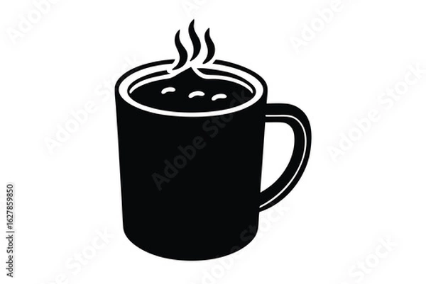 Obraz hot cocoa mug vector icon
