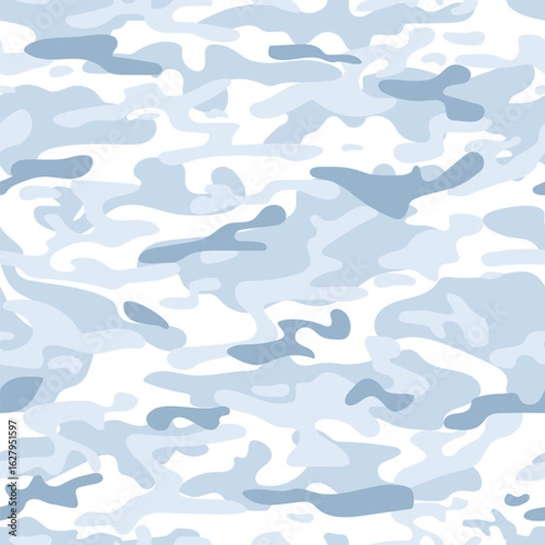 Fototapeta snow camouflage deformation pattern for military army camouflage uniform