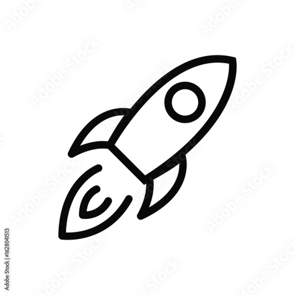 Fototapeta Rocket launch rocket boost powerup mark